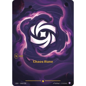 Riftbound Chaos Rune (Alternate Art) - Origins 166a/298