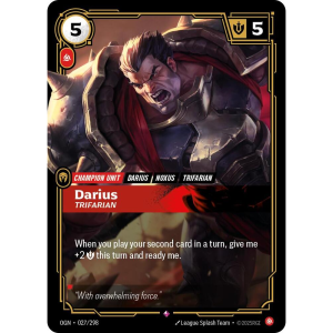 Riftbound Darius - Trifarian - Origins 027/298