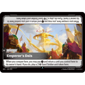 Riftbound Emperor's Dais - Spiritforged 207/221