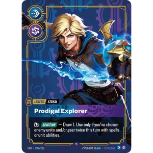 Riftbound Ezreal - Prodigal Explorer - Spiritforged 199/221