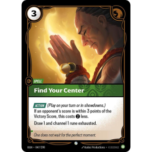 Riftbound Find Your Center - Origins - FOIL 047/298