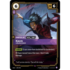 Riftbound Kayn - Unleashed - Origins 189/298