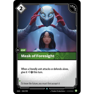 Riftbound Mask of Foresight - Origins - FOIL 060/298