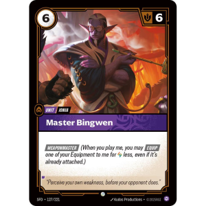 Riftbound Master Bingwen - Spiritforged 127/221
