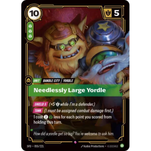 Riftbound Needlessly Large Yordle - Spiritforged 055/221