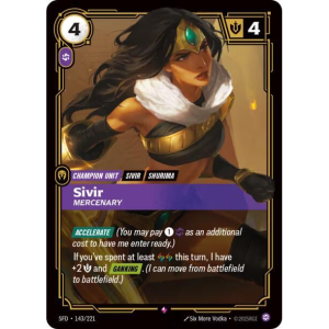 Riftbound Sivir - Mercenary - Spiritforged 143/221