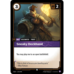 Riftbound Sneaky Deckhand - Origins 176/298