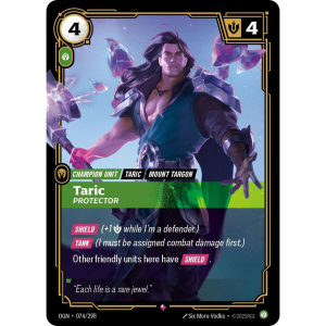 Riftbound Taric - Protector - Origins 074/298
