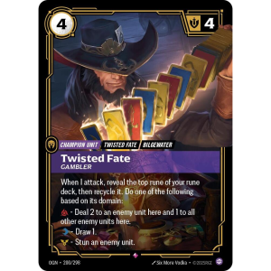 Riftbound Twisted Fate - Gambler - Origins 200/298