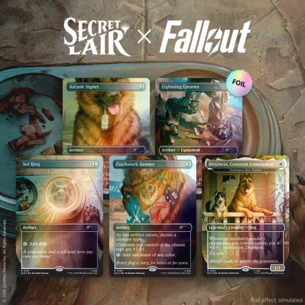 Secret Lair Greet the Dog Fallout Foil​ Edition MTG - Madtoyz