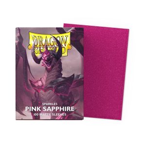 Dragon Shield Matte Sparkles Pink Sapphire 100 Sleeves