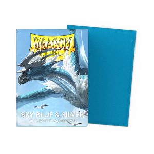 Dragon Shield Sky Blue Silver Dual Matte 100 Sleeves