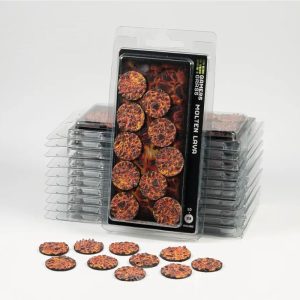 Gamer Grass Base Topper Molten Lava 28mm Modelismo