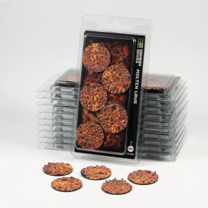 Gamer Grass Base Topper Molten Lava 40mm Modelismo