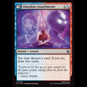 MTG Abandon Attachments Avatar: The Last Airbender tla#205