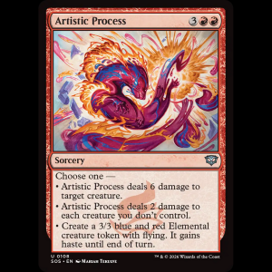 MTG Artistic Process Secrets of Strixhaven sos#108