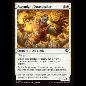 MTG Ascendant Dustspeaker Secrets of Strixhaven sos#8