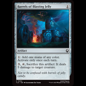 MTG Barrels of Blasting Jelly Avatar: The Last Airbender tla#254