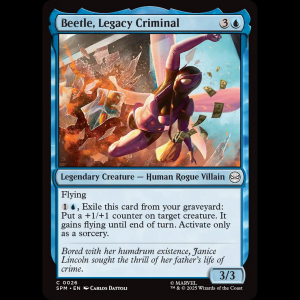 MTG Beetle, Legacy Criminal Marvel's Spider-Man spm#26