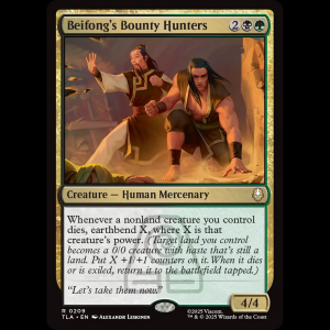 MTG Beifong's Bounty Hunters Avatar: The Last Airbender tla#209