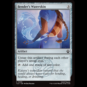 MTG Bender's Waterskin Avatar: The Last Airbender tla#255