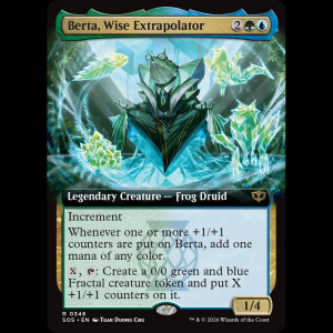 MTG Berta, Wise Extrapolator Secrets of Strixhaven sos#346