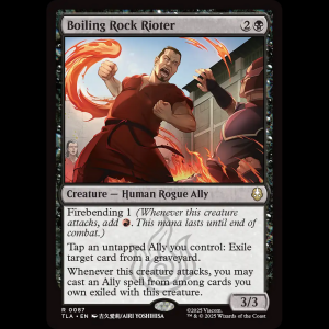 MTG Boiling Rock Rioter Avatar: The Last Airbender tla#87