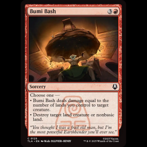 MTG Bumi Bash Avatar: The Last Airbender tla#125
