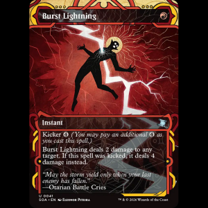 MTG Burst Lightning Secrets of Strixhaven Mystical Archive soa#41