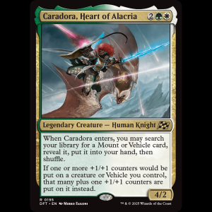 MTG Caradora, Heart of Alacria Aetherdrift dft#195