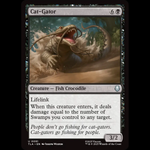 MTG Cat-Gator Avatar: The Last Airbender tla#91