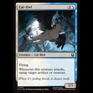 MTG Cat-Owl Avatar: The Last Airbender tla#212