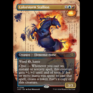 MTG Colorstorm Stallion Secrets of Strixhaven sos#299