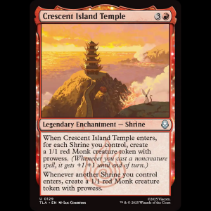 MTG Crescent Island Temple Avatar: The Last Airbender tla#129
