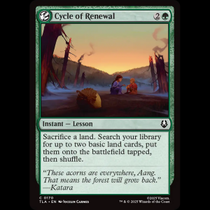 MTG Cycle of Renewal Avatar: The Last Airbender tla#170