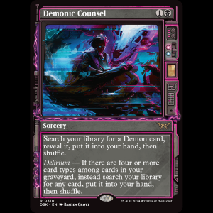 MTG Demonic Counsel Duskmourn: House of Horror dsk#310