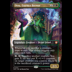 MTG Dina, Essence Brewer Secrets of Strixhaven Commander soc#1
