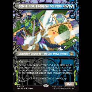MTG Don & Leo, Problem Solvers Teenage Mutant Ninja Turtles tmt#242