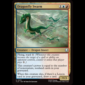 MTG Dragonfly Swarm Avatar: The Last Airbender tla#215