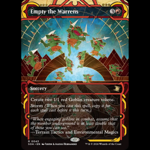 MTG Empty the Warrens Secrets of Strixhaven Mystical Archive soa#43