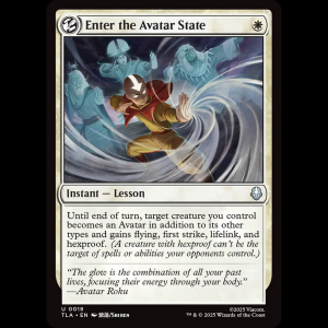 MTG Enter the Avatar State Avatar: The Last Airbender tla#18