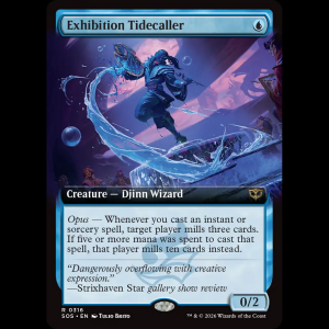 MTG Exhibition Tidecaller Secrets of Strixhaven sos#316