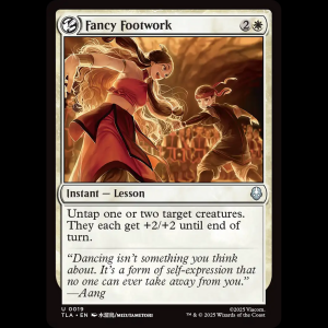 MTG Fancy Footwork Avatar: The Last Airbender tla#19