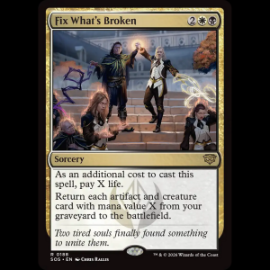MTG Fix What's Broken Secrets of Strixhaven sos#188