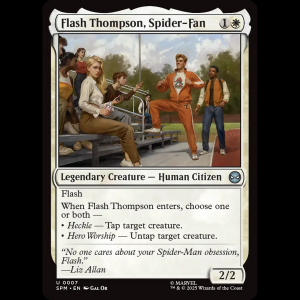 MTG Flash Thompson, Spider-Fan Marvel's Spider-Man spm#7