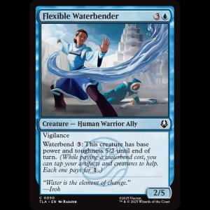 MTG Flexible Waterbender Avatar: The Last Airbender tla#50