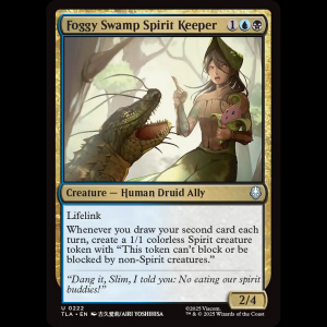 MTG Foggy Swamp Spirit Keeper Avatar: The Last Airbender tla#222