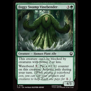 MTG Foggy Swamp Vinebender Avatar: The Last Airbender tla#180