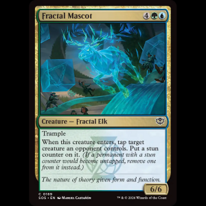 MTG Fractal Mascot Secrets of Strixhaven sos#189