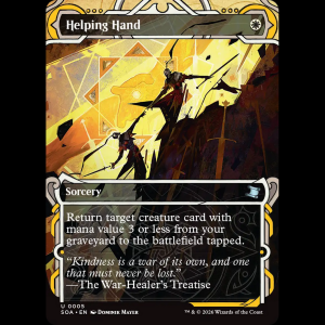 MTG Helping Hand Secrets of Strixhaven Mystical Archive soa#5